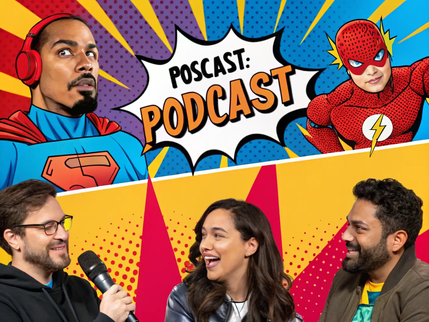 A visually appealing graphic representing MRI AT WORK's publications and media content, including podcast covers, online articles, and artist interviews.